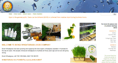 Desktop Screenshot of bondiwheatgrass.com.au