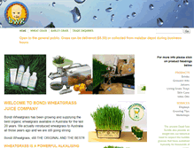 Tablet Screenshot of bondiwheatgrass.com.au